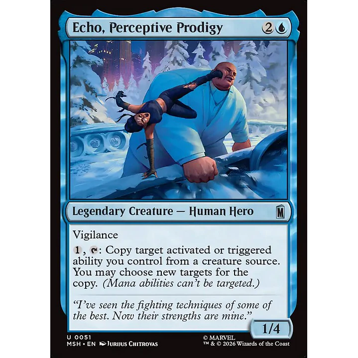Echo, Perceptive Prodigy | Español | NM | MSH 1