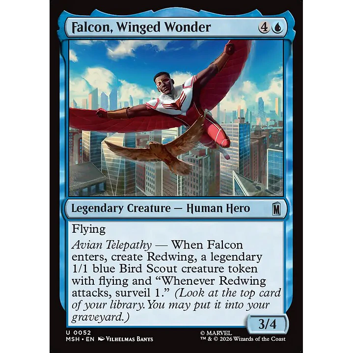 Falcon, Winged Wonder | Español | NM | MSH 1