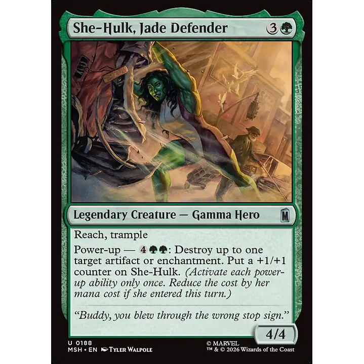 She-Hulk, Jade Defender | Español | NM | MSH 1