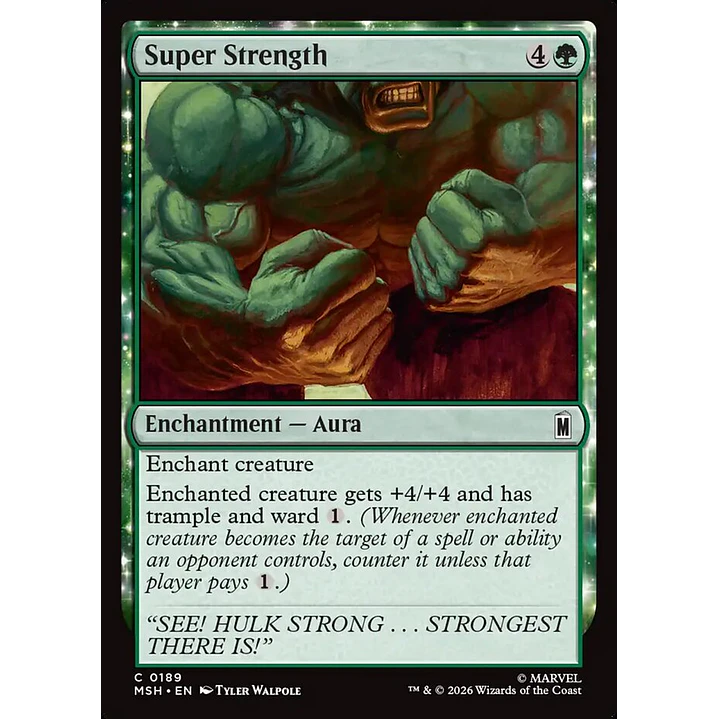 Super Strength | Español | NM | MSH 1