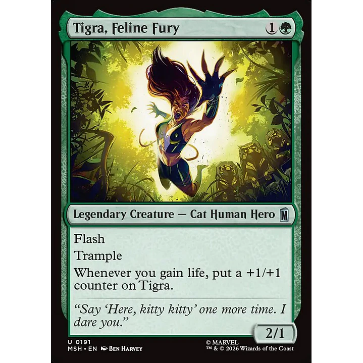 Tigra, Feline Fury | Español | NM | MSH 1