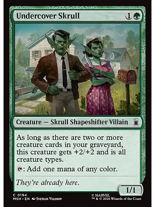 Undercover Skrull | Español | NM | MSH