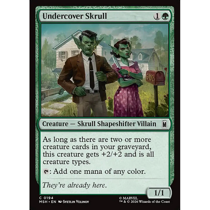 Undercover Skrull | Español | NM | MSH 1