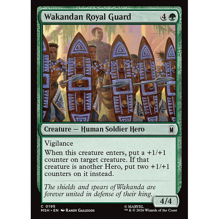 Wakandan Royal Guard | Español | NM | MSH 1
