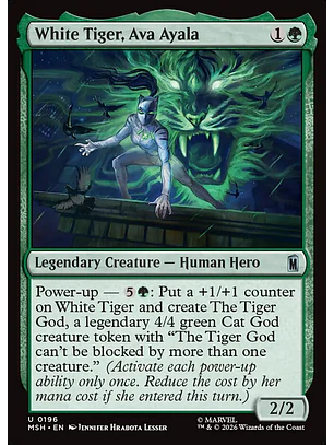 White Tiger, Ava Ayala | Español | NM | MSH