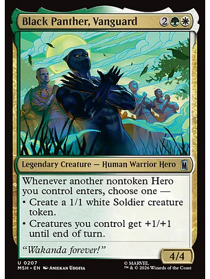 Black Panther, Vanguard | Español | NM | MSH