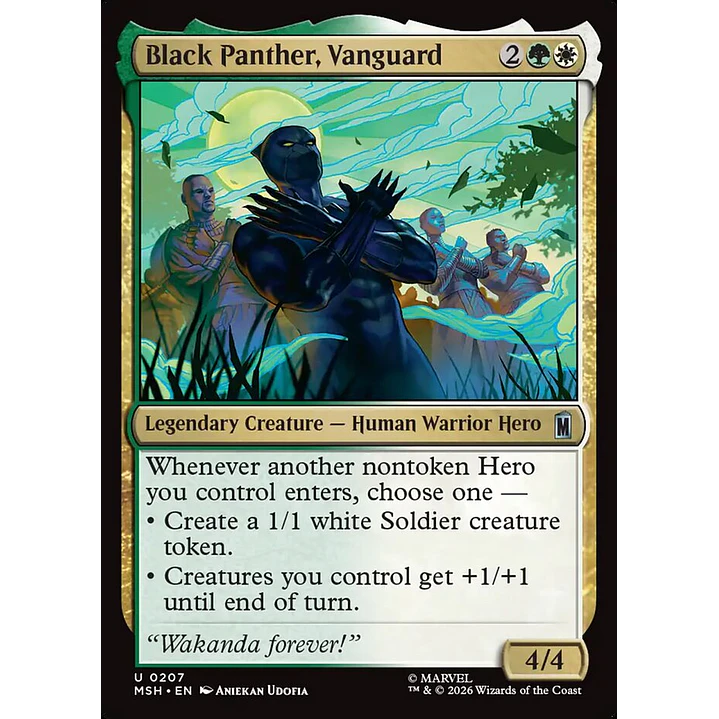 Black Panther, Vanguard | Español | NM | MSH 1