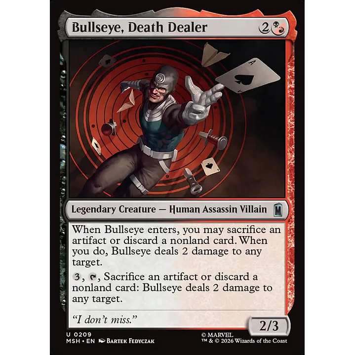 Bullseye, Death Dealer | Español | NM | MSH 1