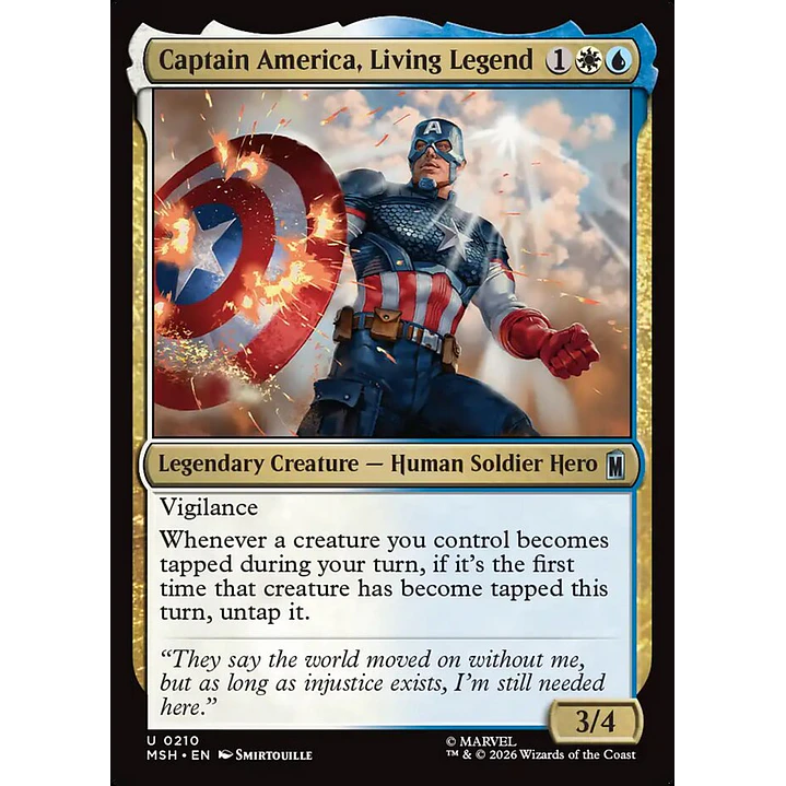Captain America, Living Legend | Español | NM | MSH 1
