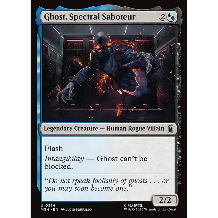 Ghost, Spectral Saboteur | Español | NM | MSH 1