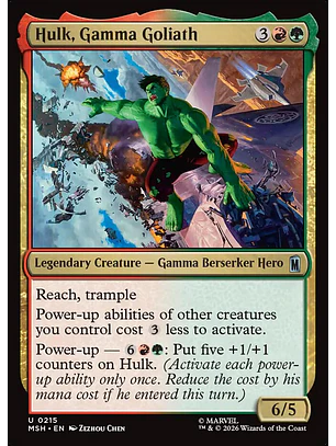 Hulk, Gamma Goliath | Español | NM | MSH