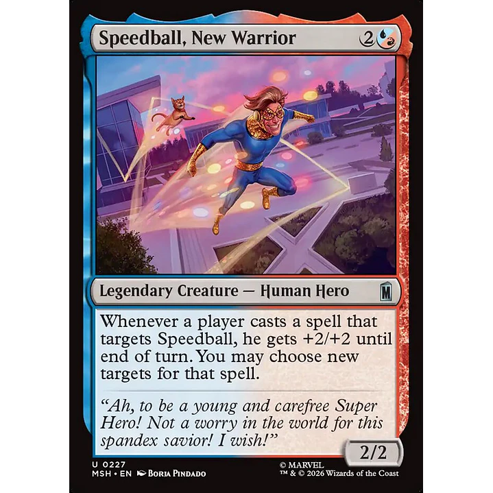 Speedball, New Warrior | Español | NM | MSH 1