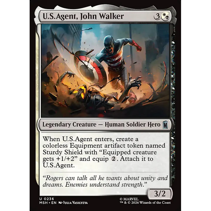 U.S.Agent, John Walker | Español | NM | MSH 1