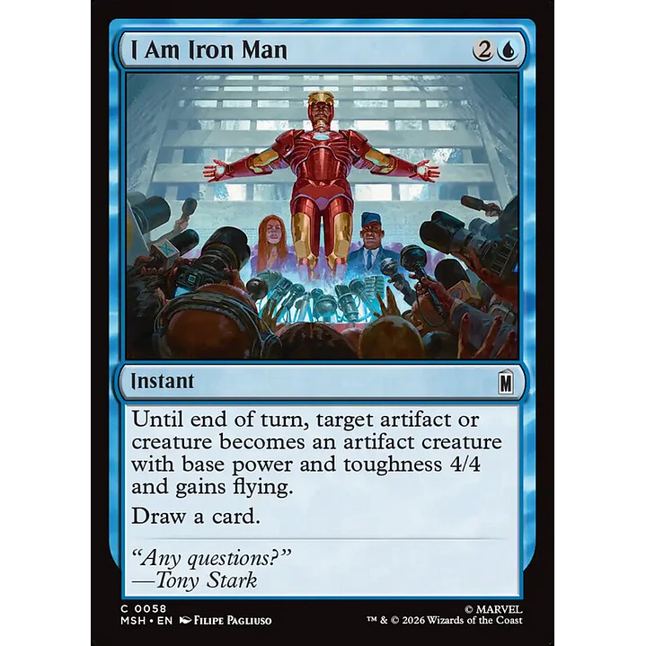 I Am Iron Man | Español | NM | MSH 1