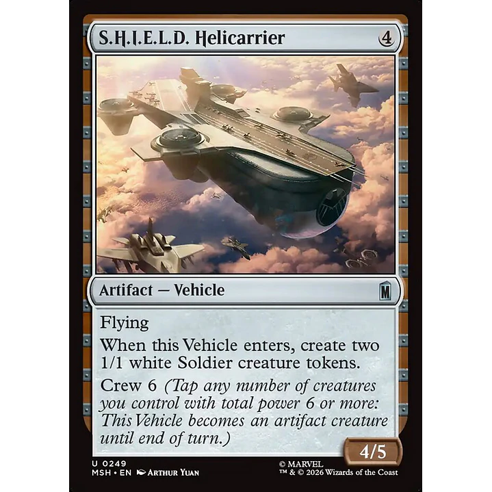 S.H.I.E.L.D. Helicarrier | Español | NM | MSH 1
