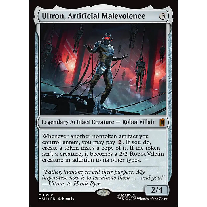Ultron, Artificial Malevolence | Español | NM | MSH 1