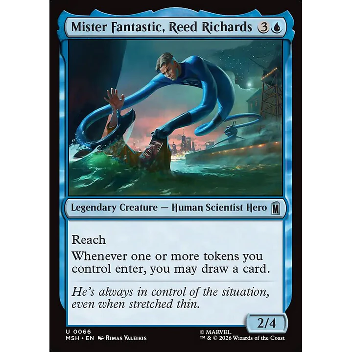 Mister Fantastic, Reed Richards | Español | NM | MSH 1