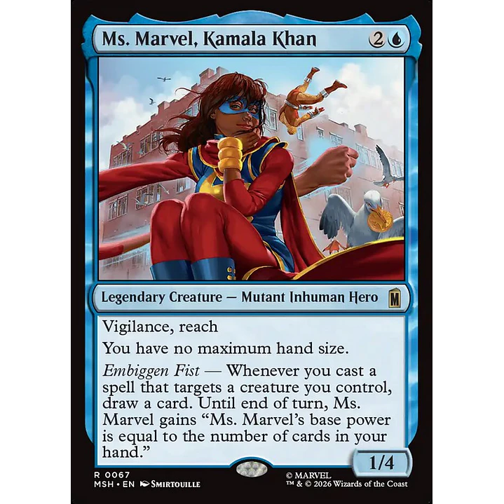 Ms. Marvel, Kamala Khan (foil) | Español | NM | MSH 1