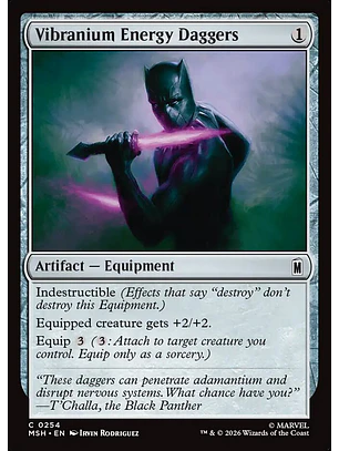 Vibranium Energy Daggers (foil) | Español | NM | MSH