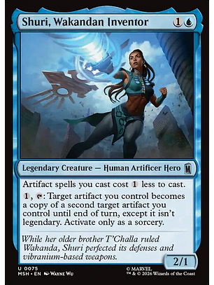 Shuri, Wakandan Inventor (foil) | Español | NM | MSH