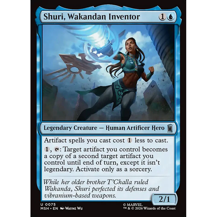 Shuri, Wakandan Inventor (foil) | Español | NM | MSH 1