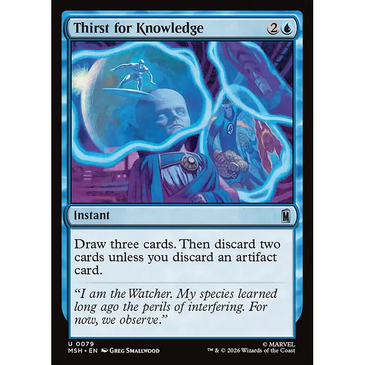 Thirst for Knowledge | Español | NM | MSH 1