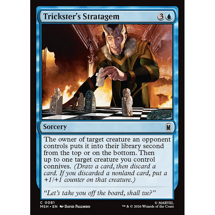 Trickster's Stratagem | Español | NM | MSH 1