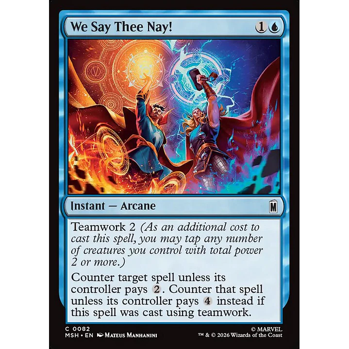We Say Thee Nay! | Español | NM | MSH 1