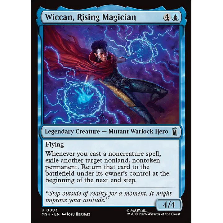 Wiccan, Rising Magician | Español | NM | MSH 1