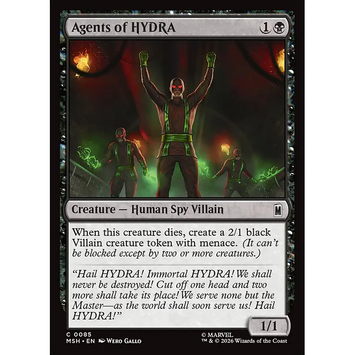 Agents of HYDRA | Español | NM | MSH 1