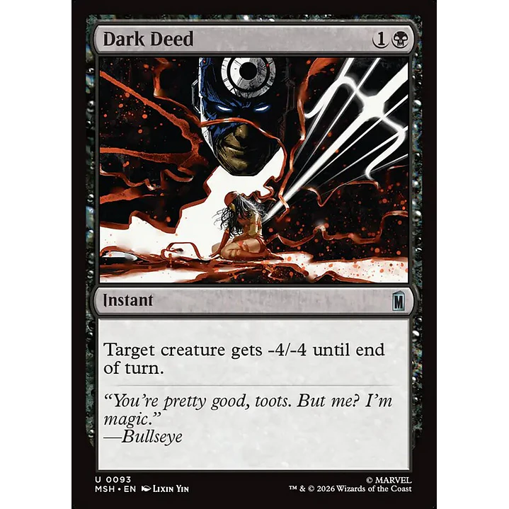 Dark Deed | Español | NM | MSH 1