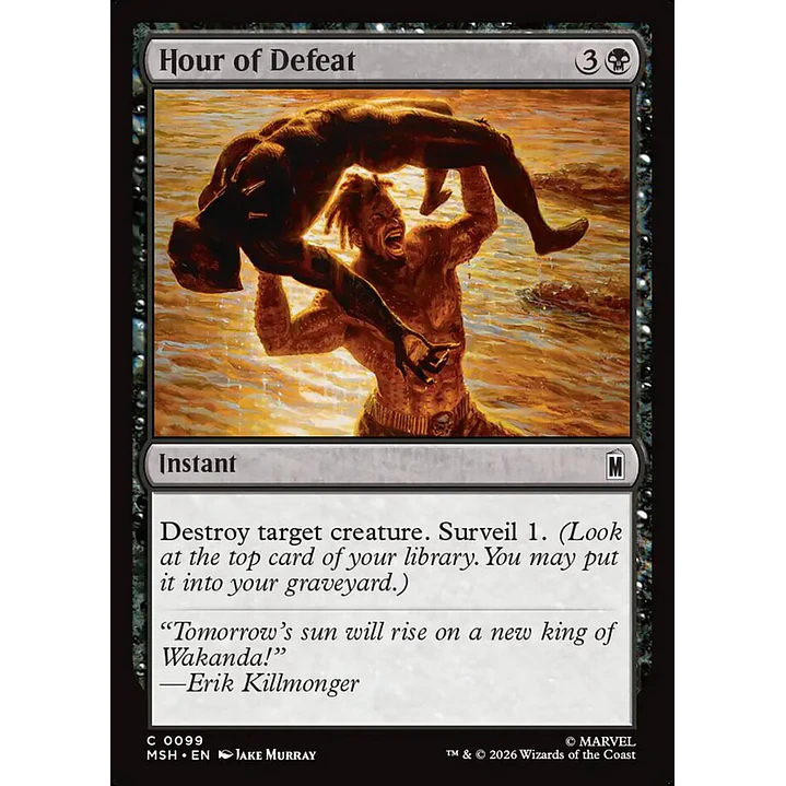 Hour of Defeat | Español | NM | MSH 1