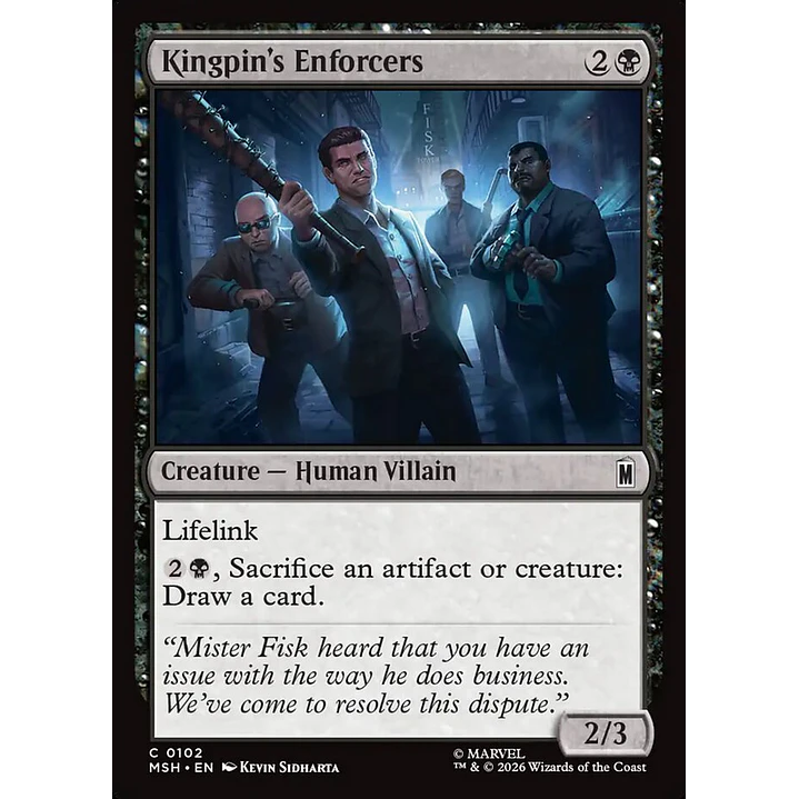 Kingpin's Enforcers | Español | NM | MSH 1