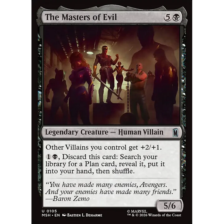 The Masters of Evil | Español | NM | MSH 1
