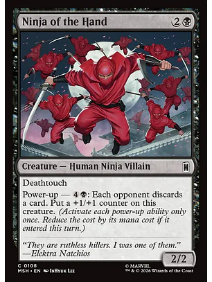 Ninja of the Hand | Español | NM | MSH