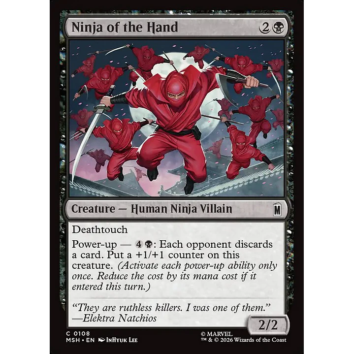 Ninja of the Hand | Español | NM | MSH 1