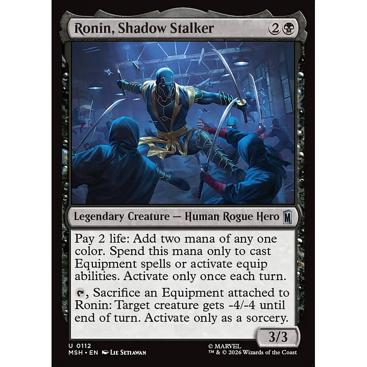 Ronin, Shadow Stalker | Español | NM | MSH 1