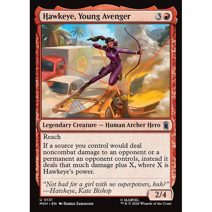 Hawkeye, Young Avenger | Español | NM | MSH 1