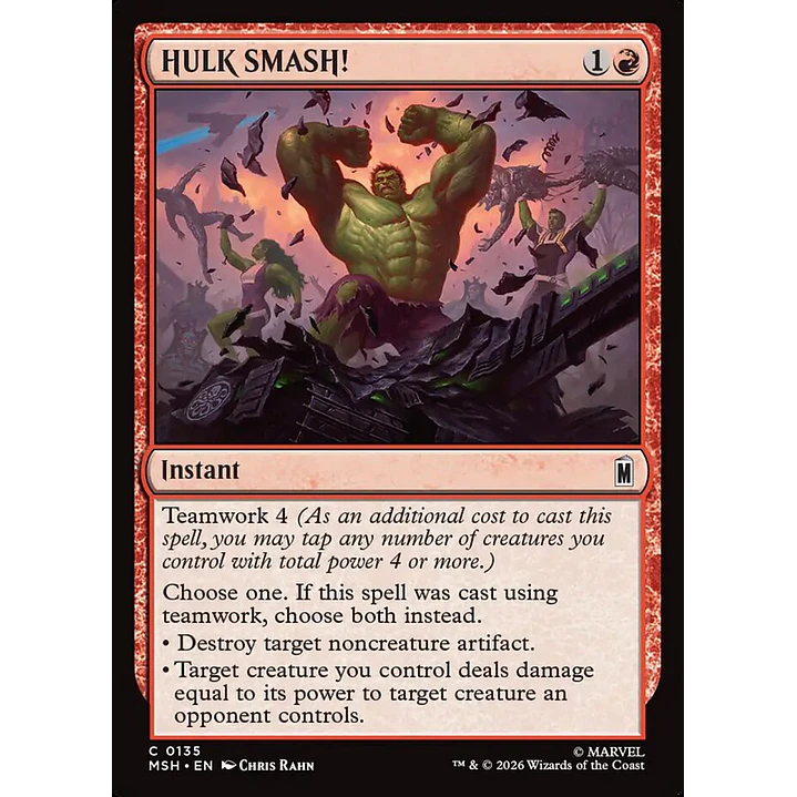 HULK SMASH! | Español | NM | MSH 1