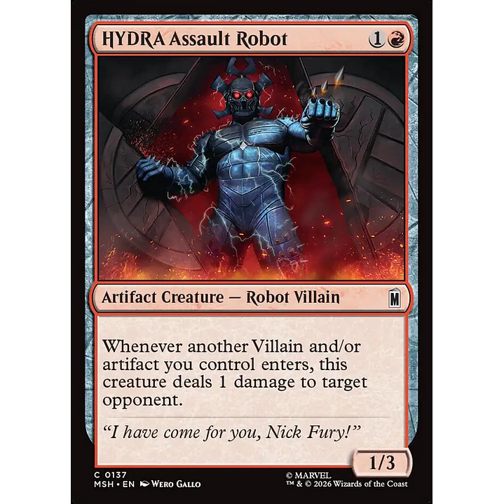 HYDRA Assault Robot | Español | NM | MSH 1