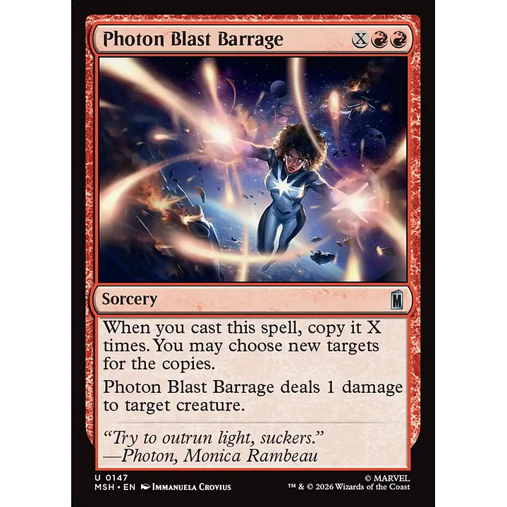 Photon Blast Barrage | Español | NM | MSH 1
