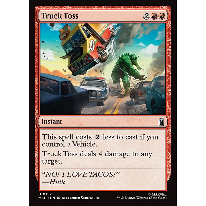 Truck Toss | Español | NM | MSH 1