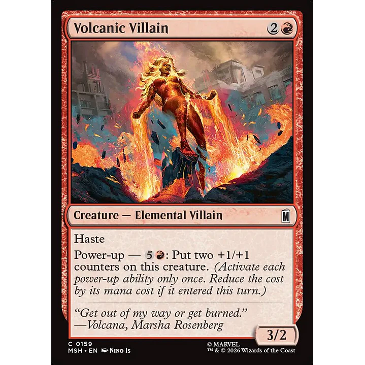 Volcanic Villain | Español | NM | MSH 1