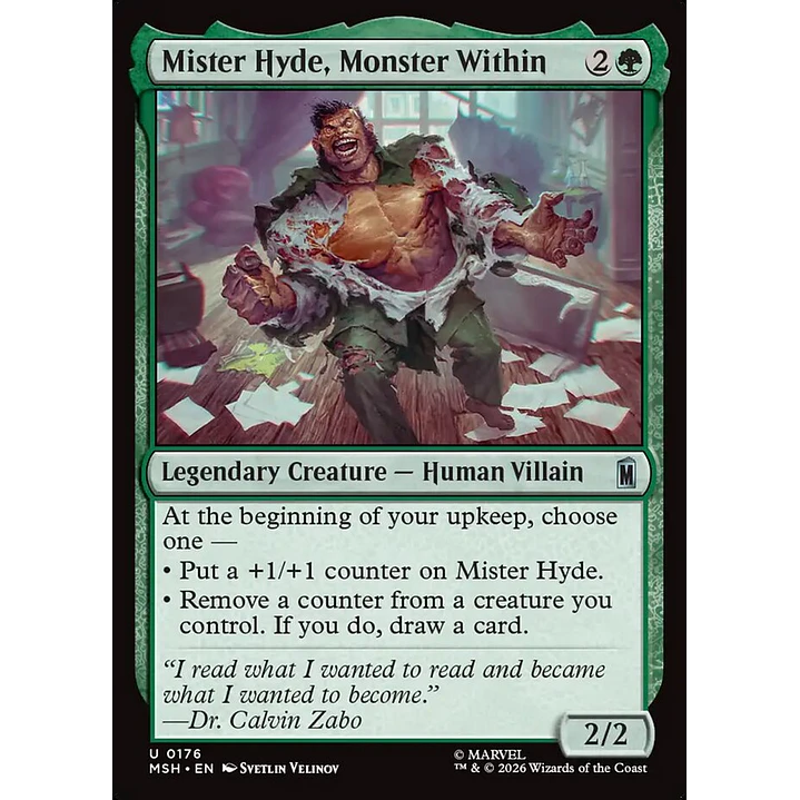 Mister Hyde, Monster Within | Español | NM | MSH 1