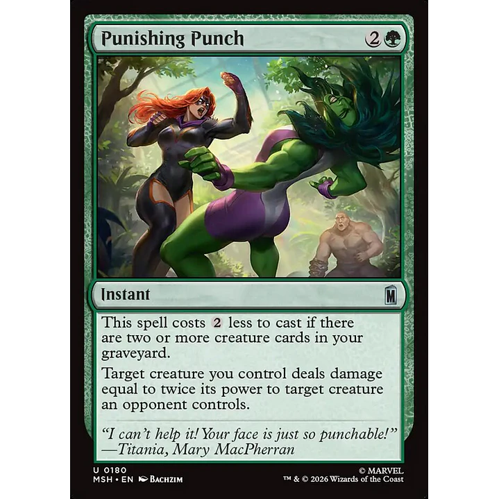 Punishing Punch | Español | NM | MSH 1