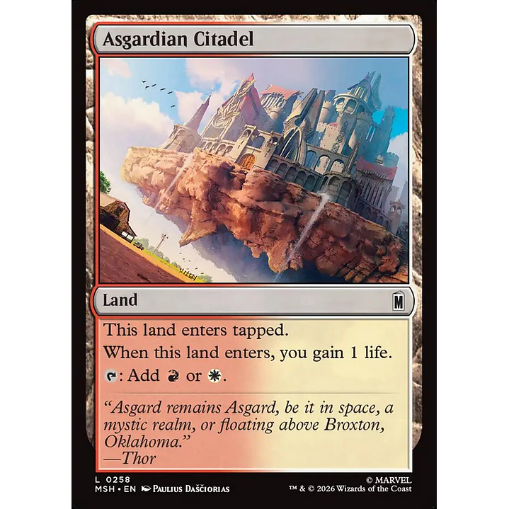 Asgardian Citadel | Español | NM | MSH 1