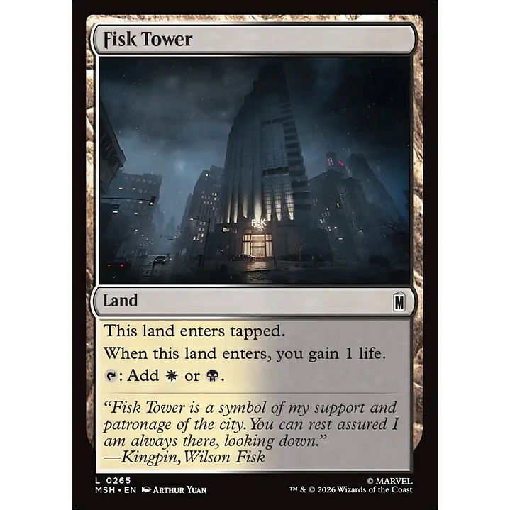 Fisk Tower | Español | NM | MSH 1