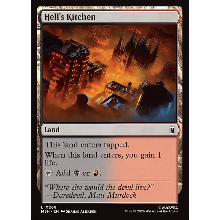 Hell's Kitchen (foil) | Español | NM | MSH 1