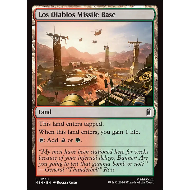 Los Diablos Missile Base | Español | NM | MSH 1