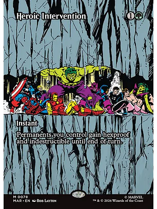 Heroic Intervention (Borderless) | Español | NM | MAR